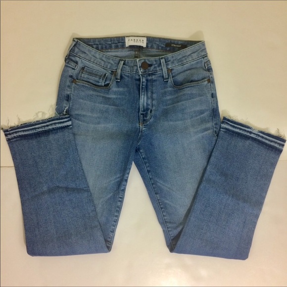 Parker Smith Straight fray hem jeans Size 26 NWOT - Picture 2 of 7